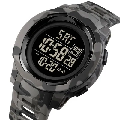 Мужские часы Skmei 1731CMGYBK Camo gray Black