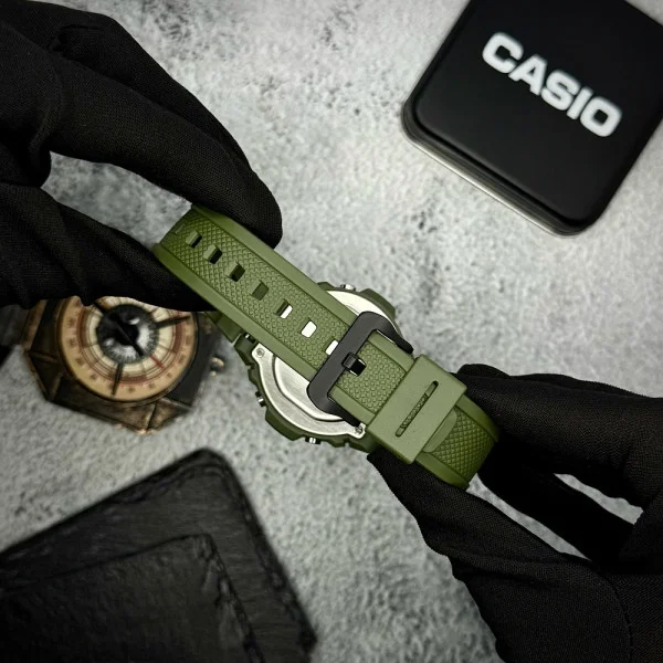 Мужские часы Casio W-219HC-3B фото 6