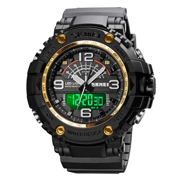 Чоловічий годинник Skmei 1617GD gold фото 4