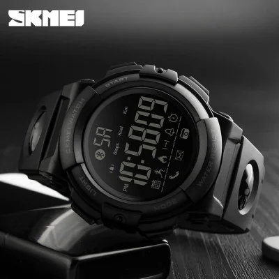 Чоловічий годинник Skmei 1303BK black Smart Watch