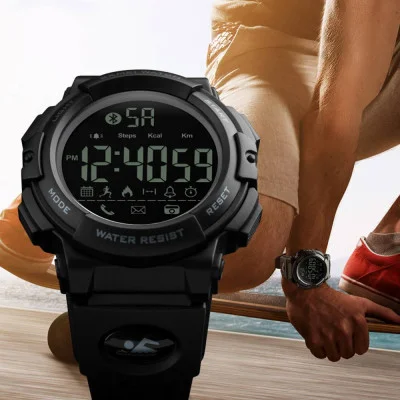 Чоловічий годинник Skmei 1303BK black Smart Watch
