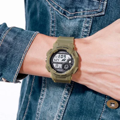 Чоловічий годинник Skmei 1718AG Army Green