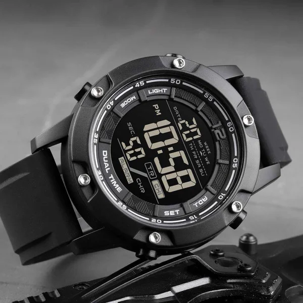 Чоловічий годинник Skmei 1762BK All Black фото 5