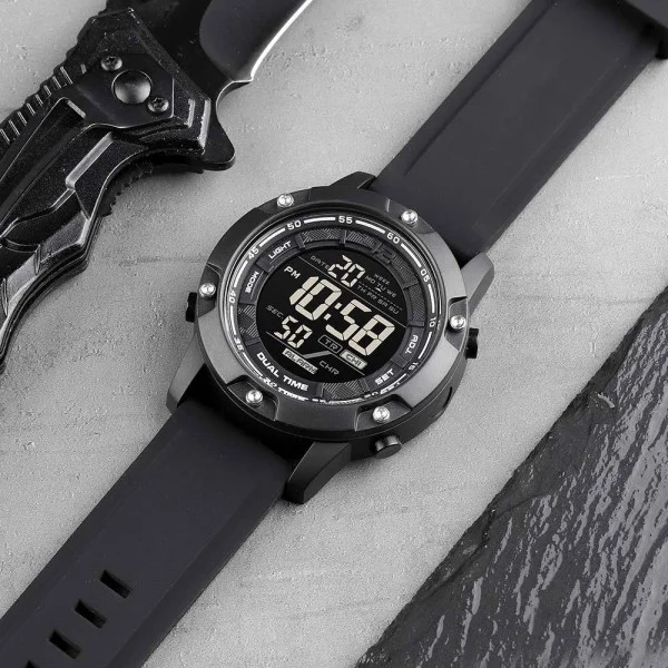 Чоловічий годинник Skmei 1762BK All Black фото 6