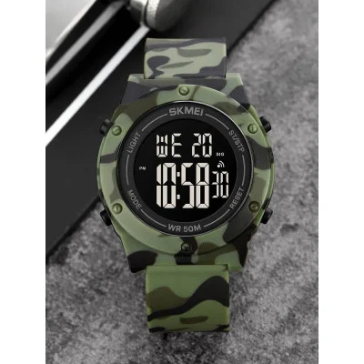 Чоловічий годинник Skmei 1772CMGNBK Camo Green-Black
