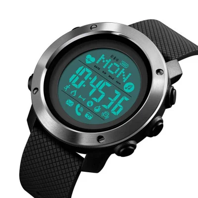Чоловічий годинник Skmei 1511BK All Black Smart Watch + Compass
