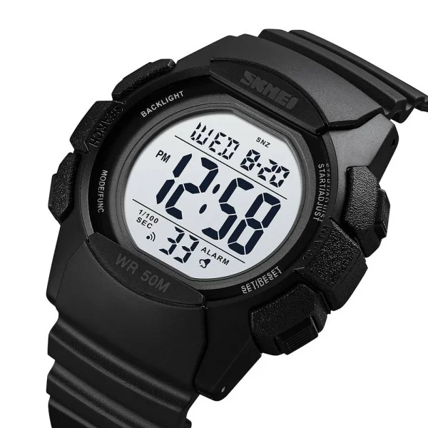 Мужские часы Skmei 1771BKWT Black-White фото 3
