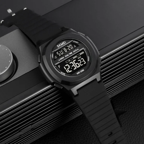 Мужские часы Skmei 1821BKBK All Black фото 5