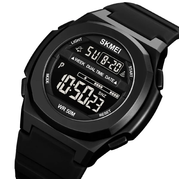 Чоловічий годинник Skmei 1821BKBK All Black фото 3