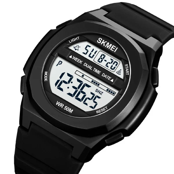 Мужские часы Skmei 1821BKWT Black-White фото 3