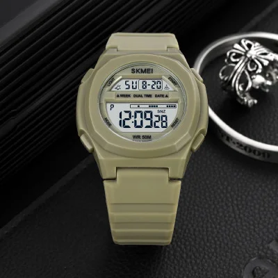 Чоловічий годинник Skmei 1821KH Khaki
