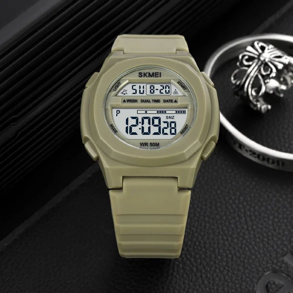 Мужские часы Skmei 1821KH Khaki фото 5