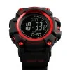 Мужские часы Skmei 1356RD Black-Red + Compass фото 4