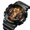 Чоловічий годинник Skmei 1832CMBKGD Black-Gold Camo фото 3