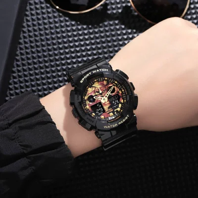 Мужские часы Skmei 1832CMBKGD Black-Gold Camo