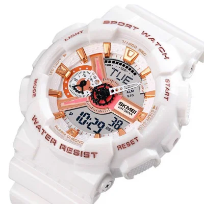 Жіночий годинник Skmei 1834WT White-Gold