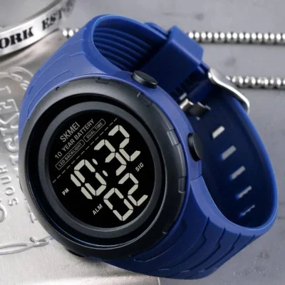 Мужские часы Skmei 1675BU Blue-Black