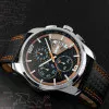 Мужские часы Skmei 9106OG Silver-Black-Orange фото 4