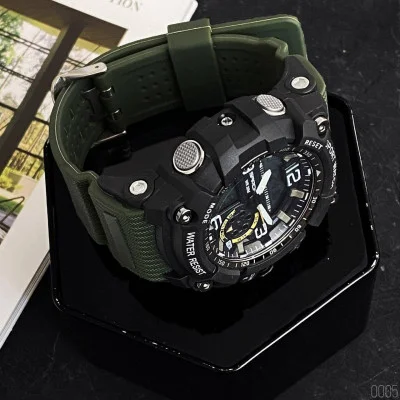 Мужские часы Sanda 759 Green-Black