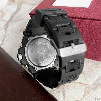 Чоловічий годинник Sanda 739 Black-Gold