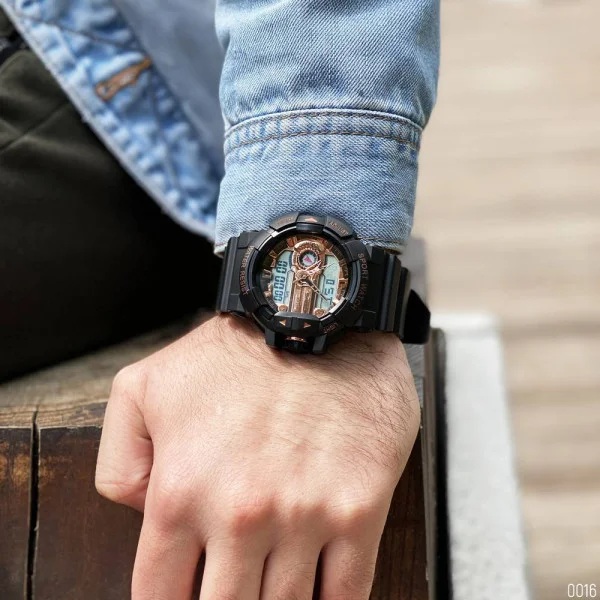 Мужские часы Sanda 599 Black-Cuprum фото 13