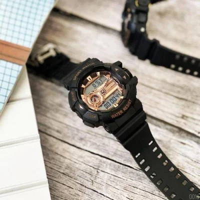 Мужские часы Sanda 599 Black-Cuprum