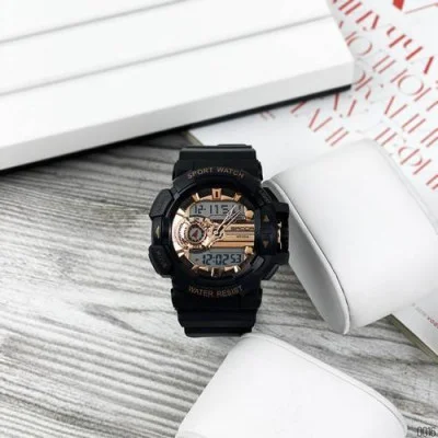 Мужские часы Sanda 599 Black-Cuprum