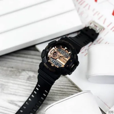 Мужские часы Sanda 599 Black-Cuprum