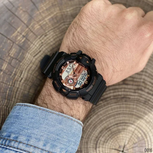 Мужские часы Sanda 599 Black-Cuprum фото 9