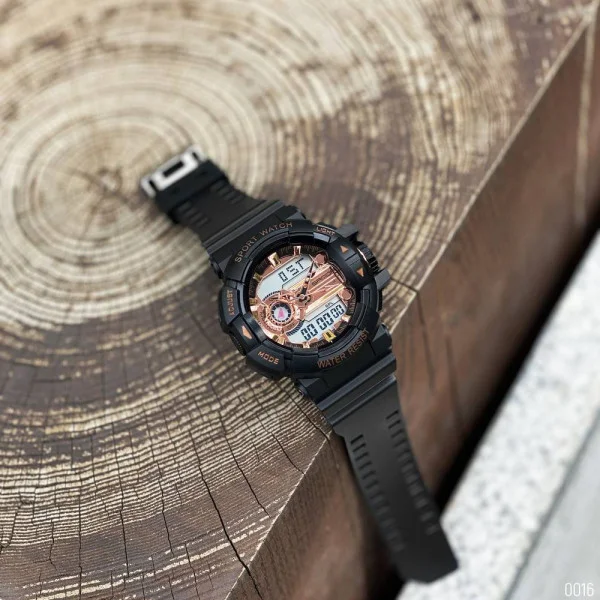 Мужские часы Sanda 599 Black-Cuprum фото 11