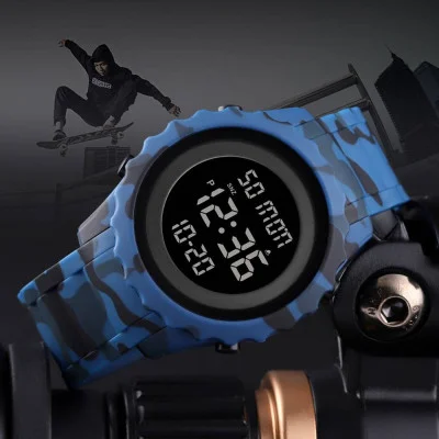 Чоловічий годинник Skmei 1631CMBU Camo Blue