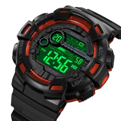 Чоловічий годинник Skmei 2110BKOG Black-Orange