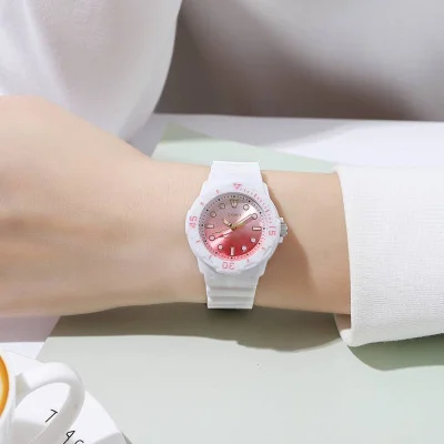 Дитячий годинник Skmei 2012WT White
