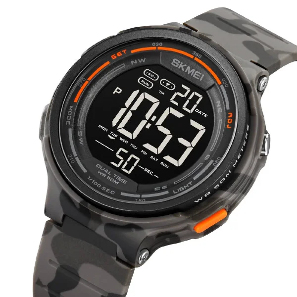Мужские часы Skmei 1841CMGY Grey Camo фото 3