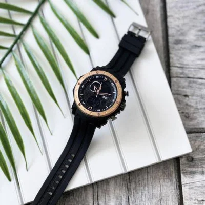 Чоловічий годинник Sanda 6012 Black-Cuprum