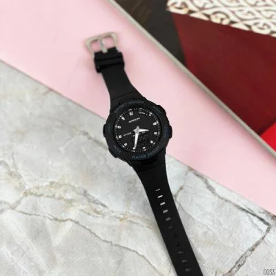 Чоловічий годинник Sanda 6005 Black-Silver