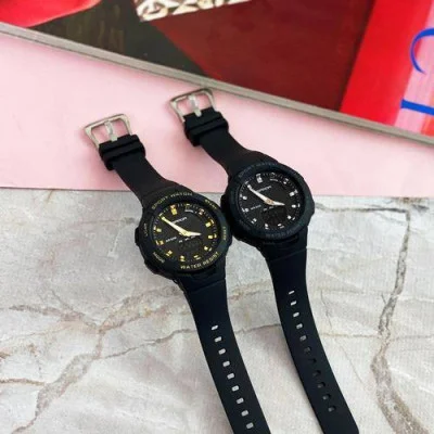 Чоловічий годинник Sanda 6005 Black-Silver