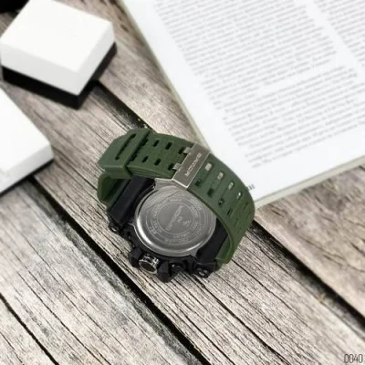 Чоловічий годинник Sanda 742 Green-Black