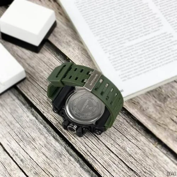 Чоловічий годинник Sanda 742 Green-Black фото 7