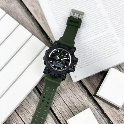 Чоловічий годинник Sanda 742 Green-Black