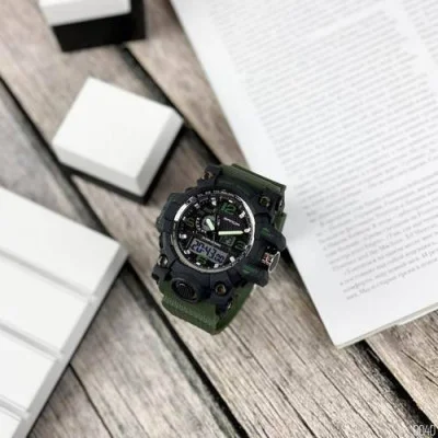 Чоловічий годинник Sanda 742 Green-Black