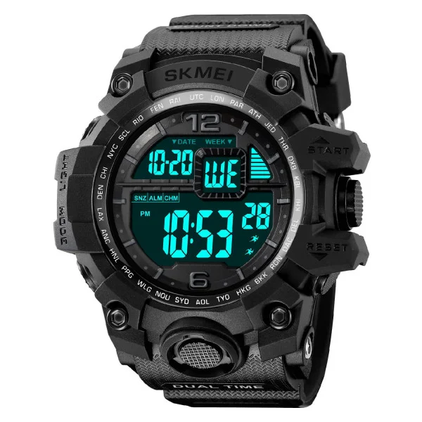 Мужские часы Skmei 2245BKBK Black-Black фото 3