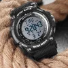 Чоловічий годинник Sanda 2016 Black фото 3