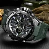 Мужские часы Sanda 6008 Green-Black фото 3