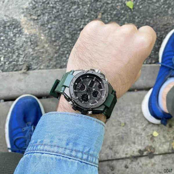 Мужские часы Sanda 6008 Green-Black фото 9