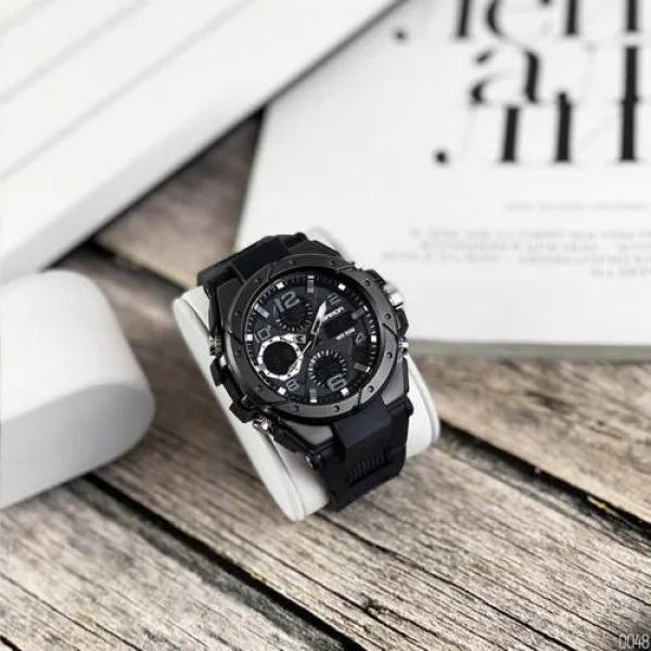 Мужские часы Sanda 6008 All Black фото 5