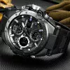 Чоловічий годинник Sanda 6008 All Black фото 3