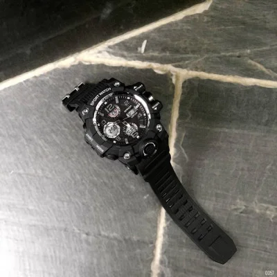 Чоловічий годинник Sanda 6021 Black-Silver
