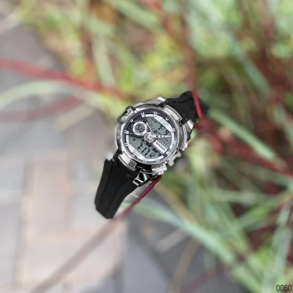 Мужские часы Sanda 6015 Black-Silver фото 7