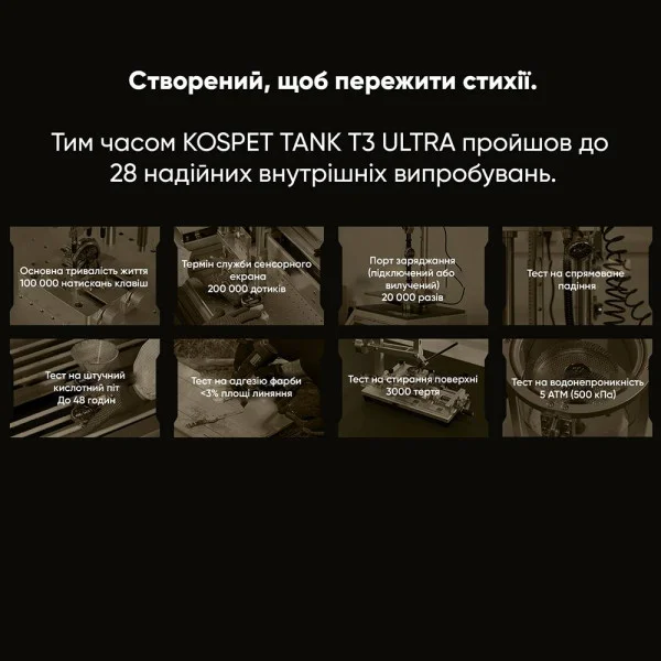 Тактические Умные Часы с Компасом Kospet TANK T3 ULTRA Black + GPS, Спортивные Режимы, Водозащита, Звонки фото 12